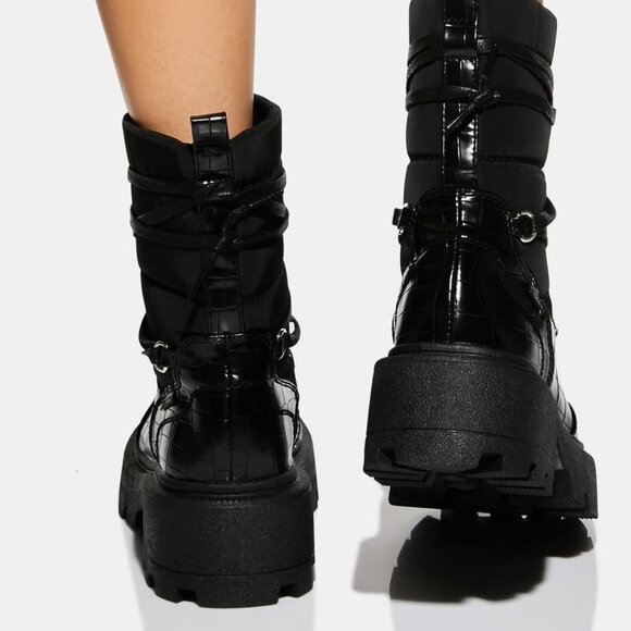 Shellys London BIG BLACK  Snowfall Snow Boots  ( BRAND NEW !!! ) - Picture 3 of 8